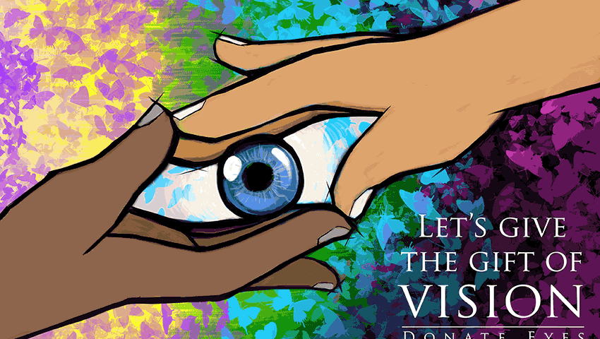 Drishti 2015, Silver Eye, Eye Donation Poster